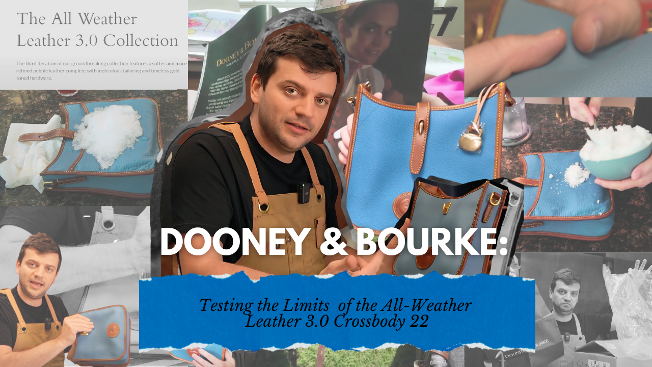 Dooney & Bourke's All-Weather Leather 3.0 Review, Crossbody 22, Tanner Leatherstein Reviews