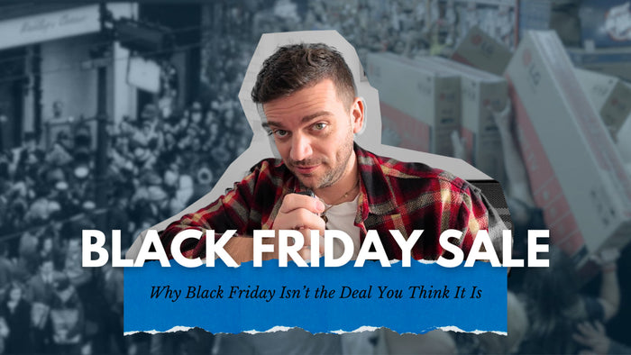 Tanner Leatherstein holding the pleated red Thaden bag with text “Rip My Bag Challenge: featuring the Thaden’s The Whole Red.” A bold 