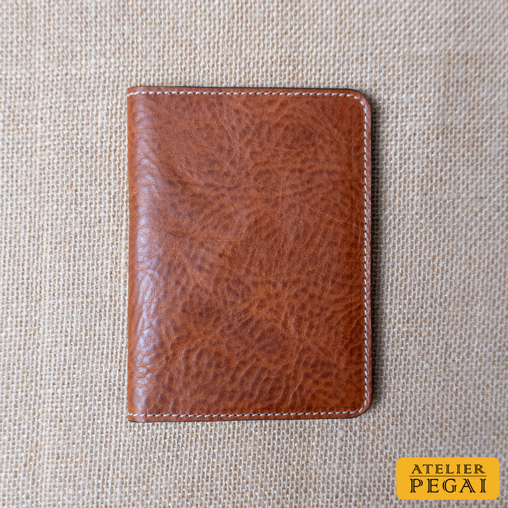 Pike Leather Passport Wallet | Vegtan Missouri Brown