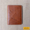 Pike Leather Passport Wallet | Vegtan Missouri Brown