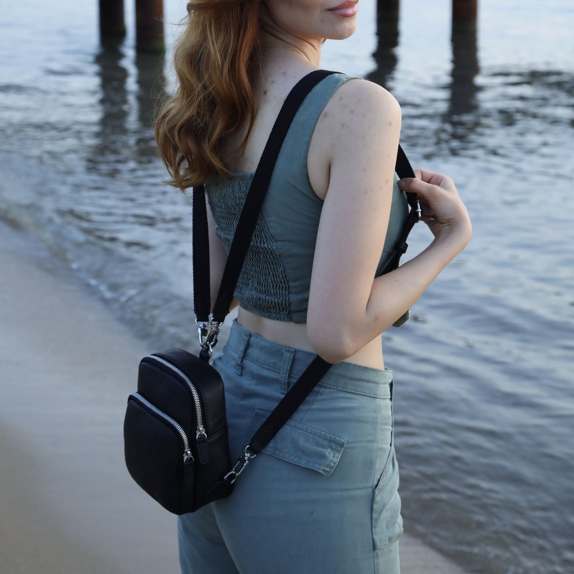 Kiara | Convertible Strap Mini Backpack & Crossbody Bag | Yellow