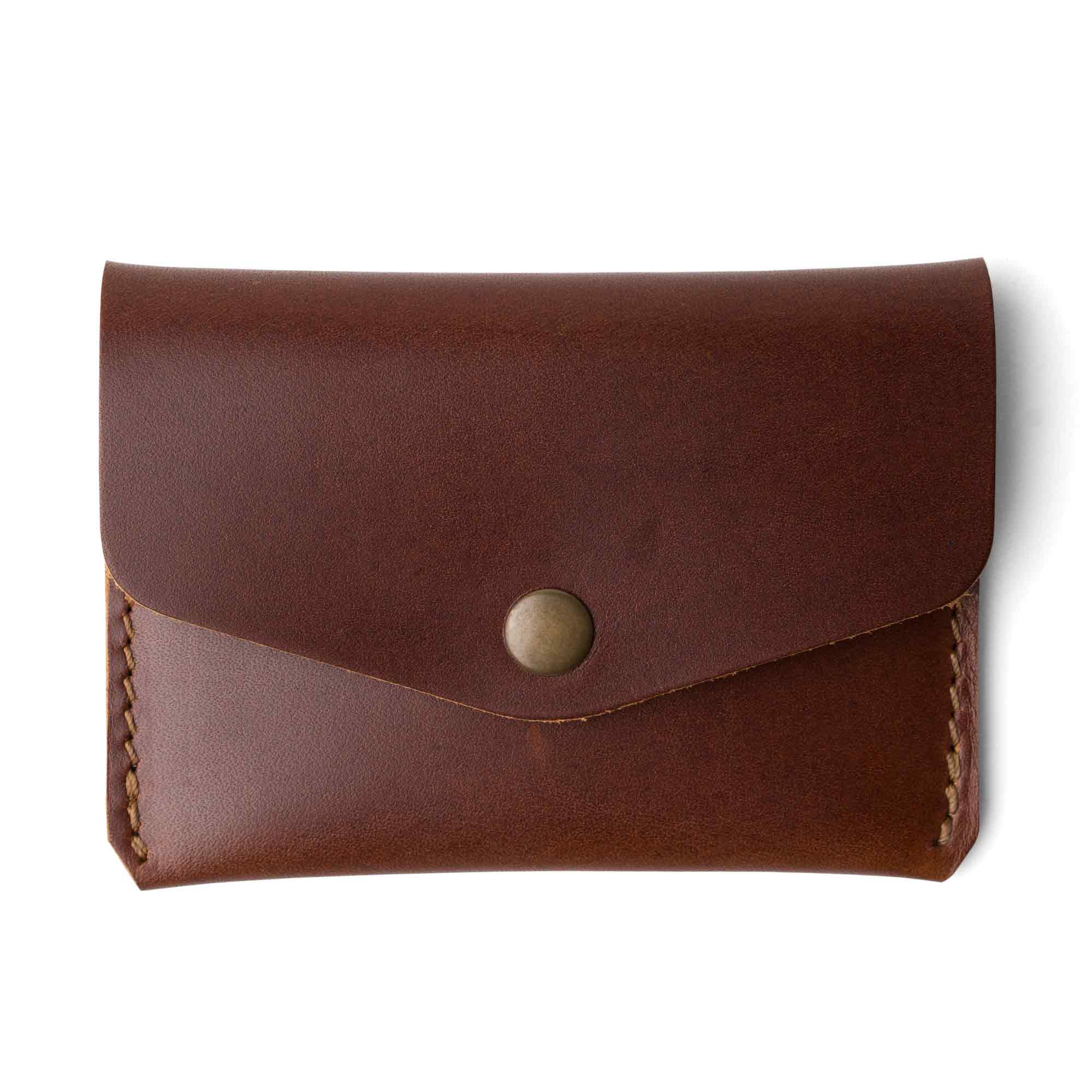 Leather Card Holder | Rum Brown | Seline