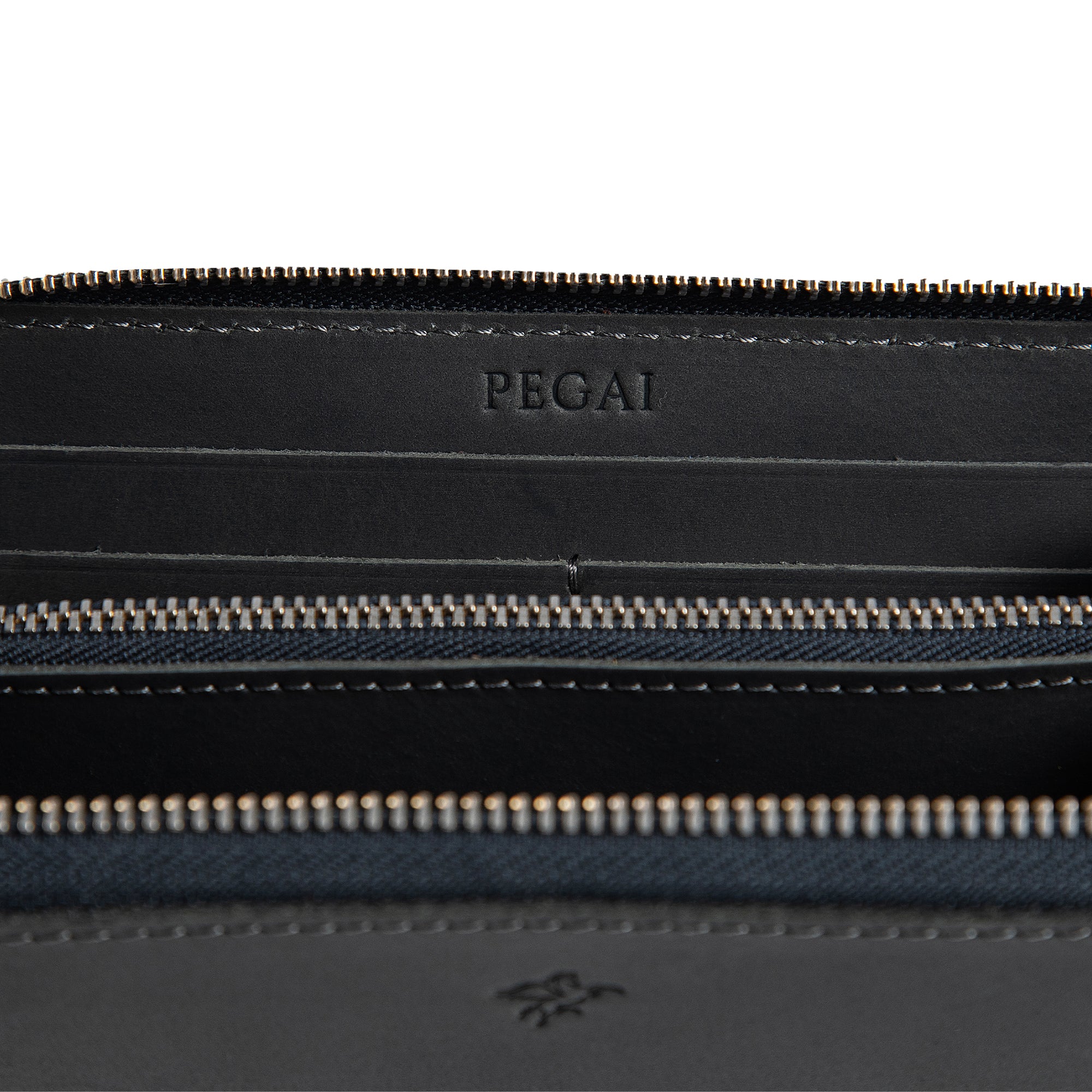 Leather Large Wallet | Smoke Grey | Karla