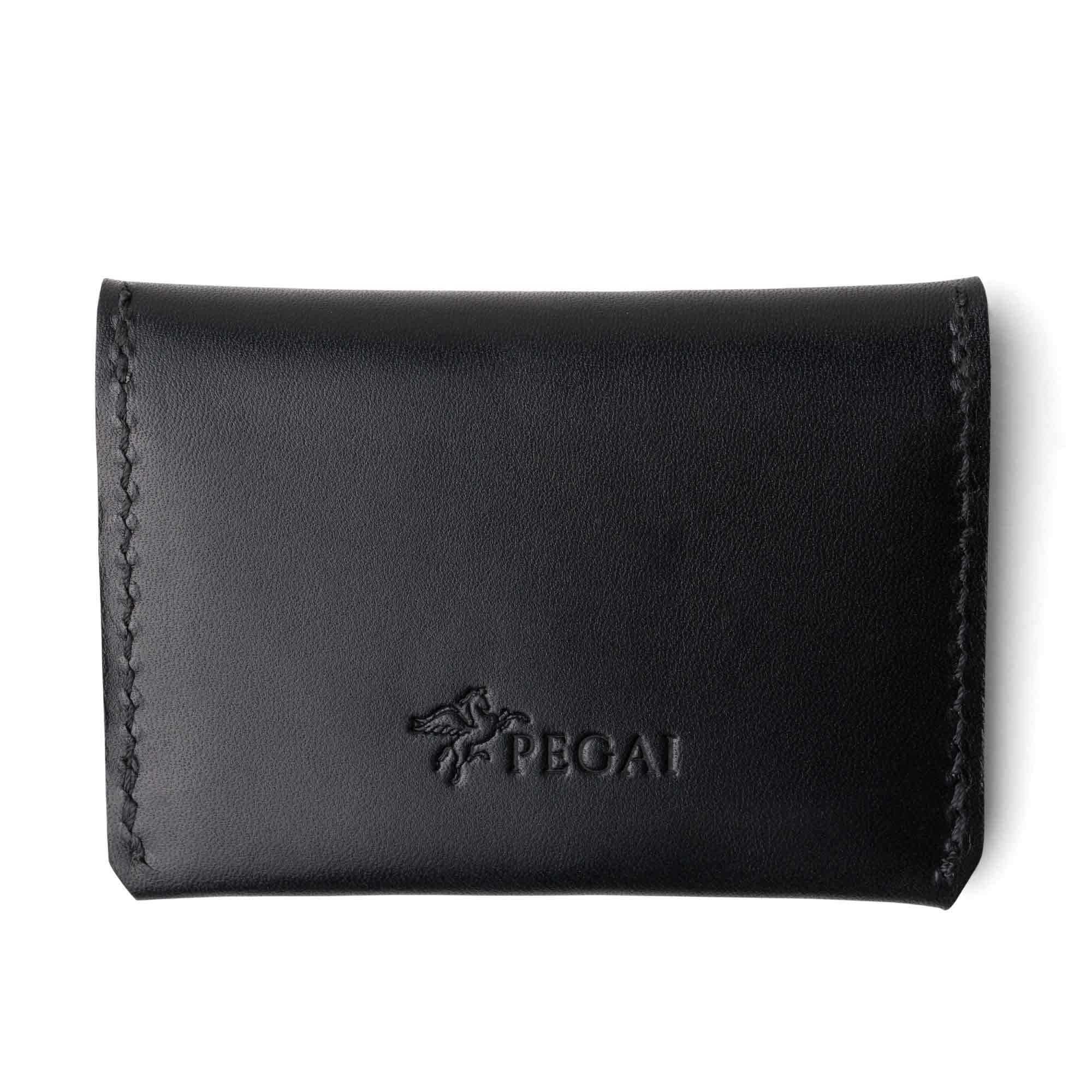Leather Card Holder | Black | Seline