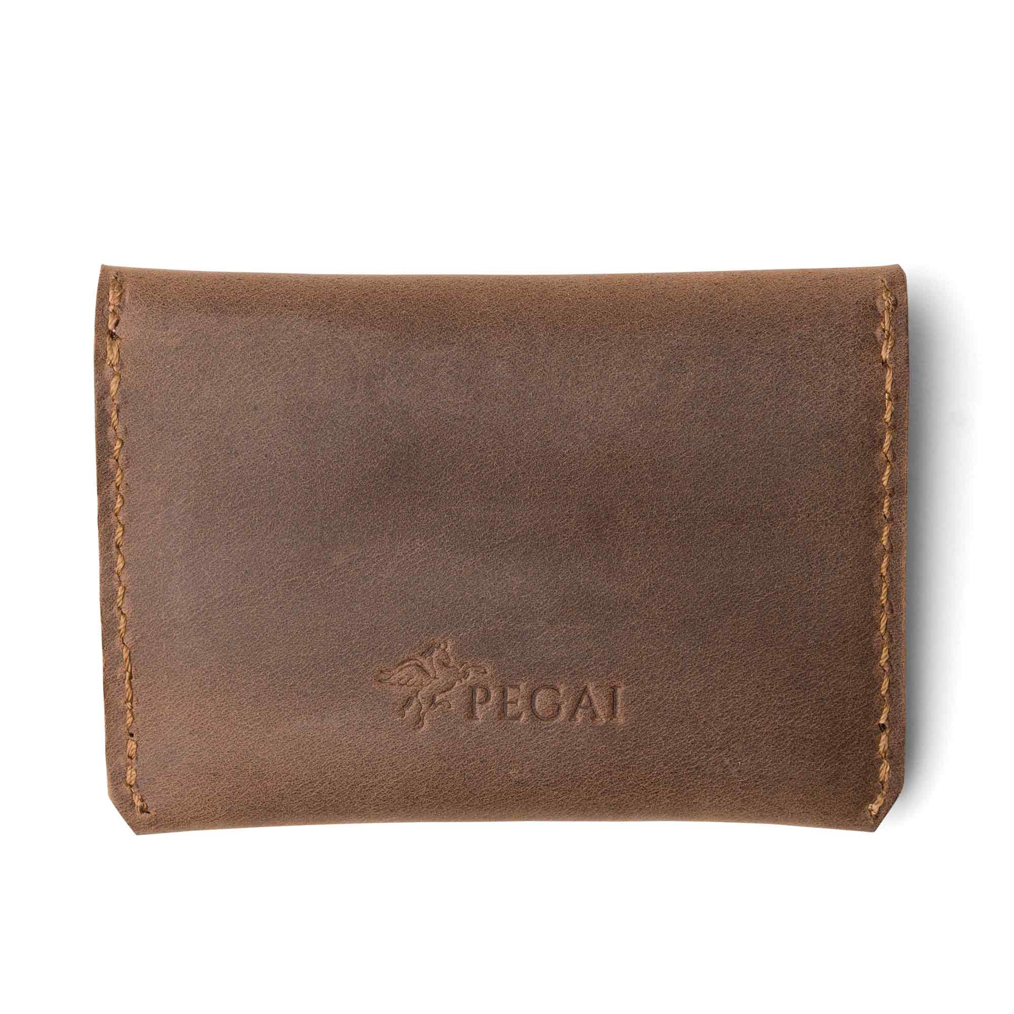 Leather Card Holder | Sand Brown | Seline