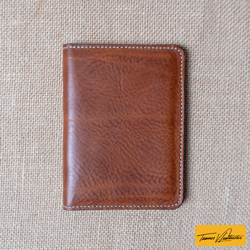 Pike Leather Passport Wallet | Vegtan Missouri Brown
