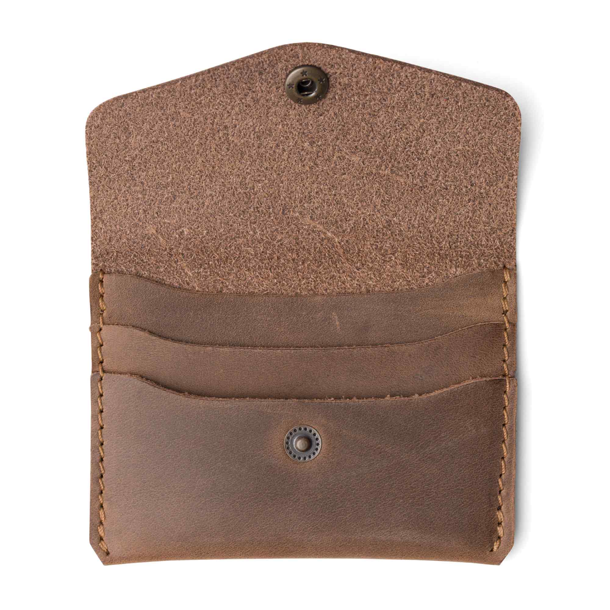 Leather Card Holder | Sand Brown | Seline