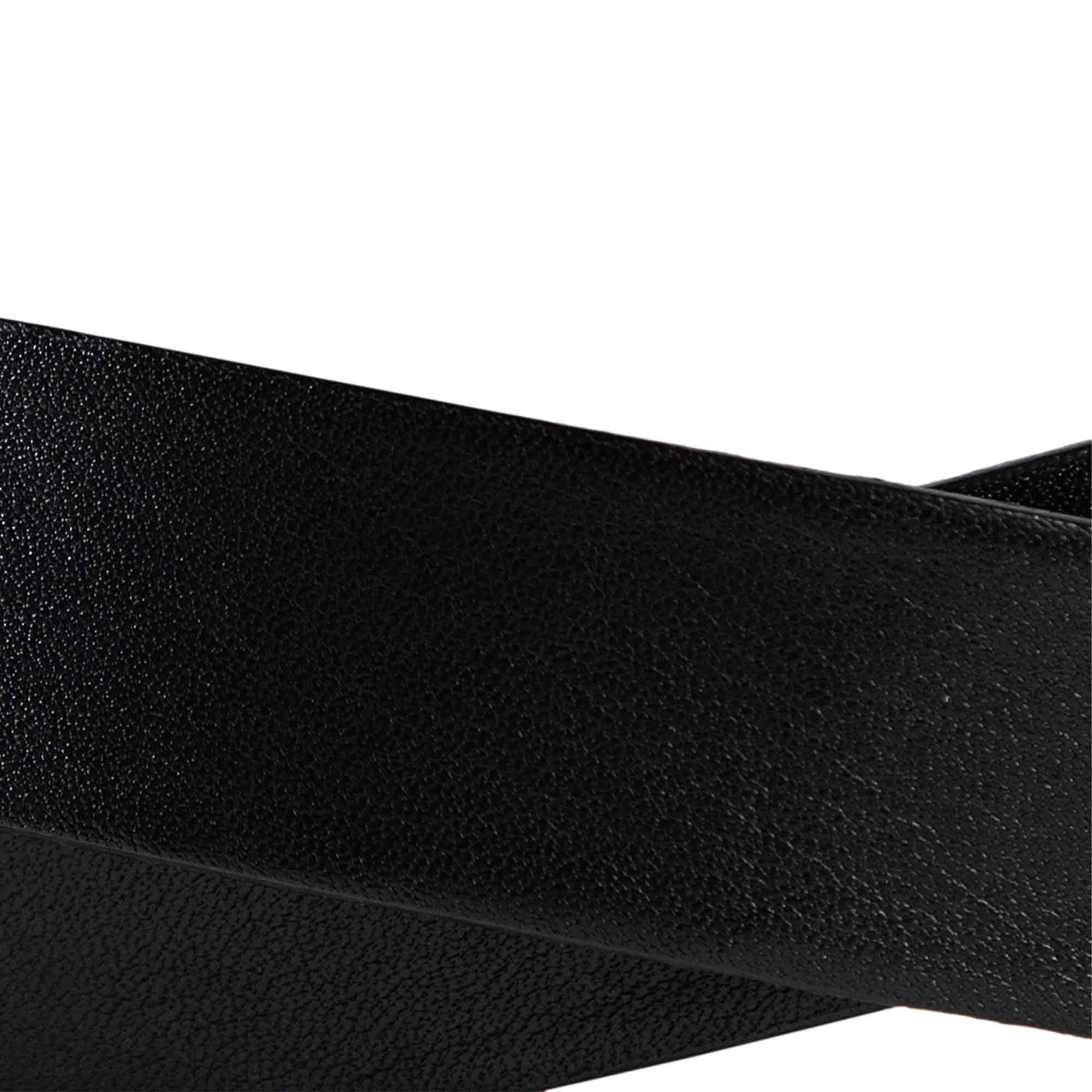 Womens Leather Belt | Pearl | Black