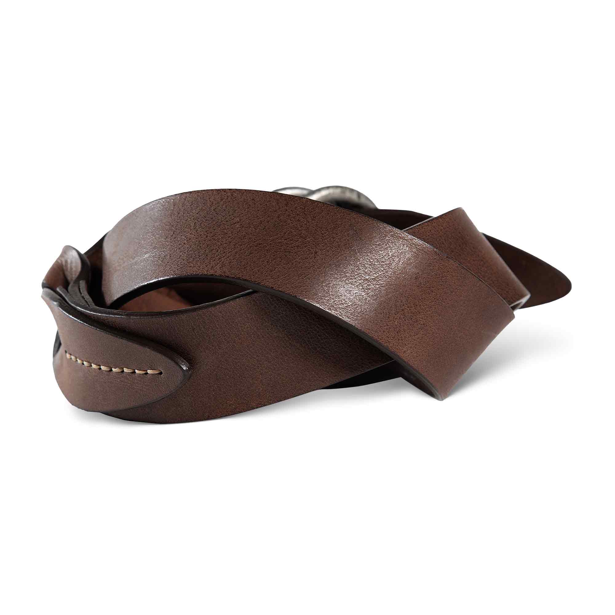 Womens Leather Belt | Magnolia | Brown