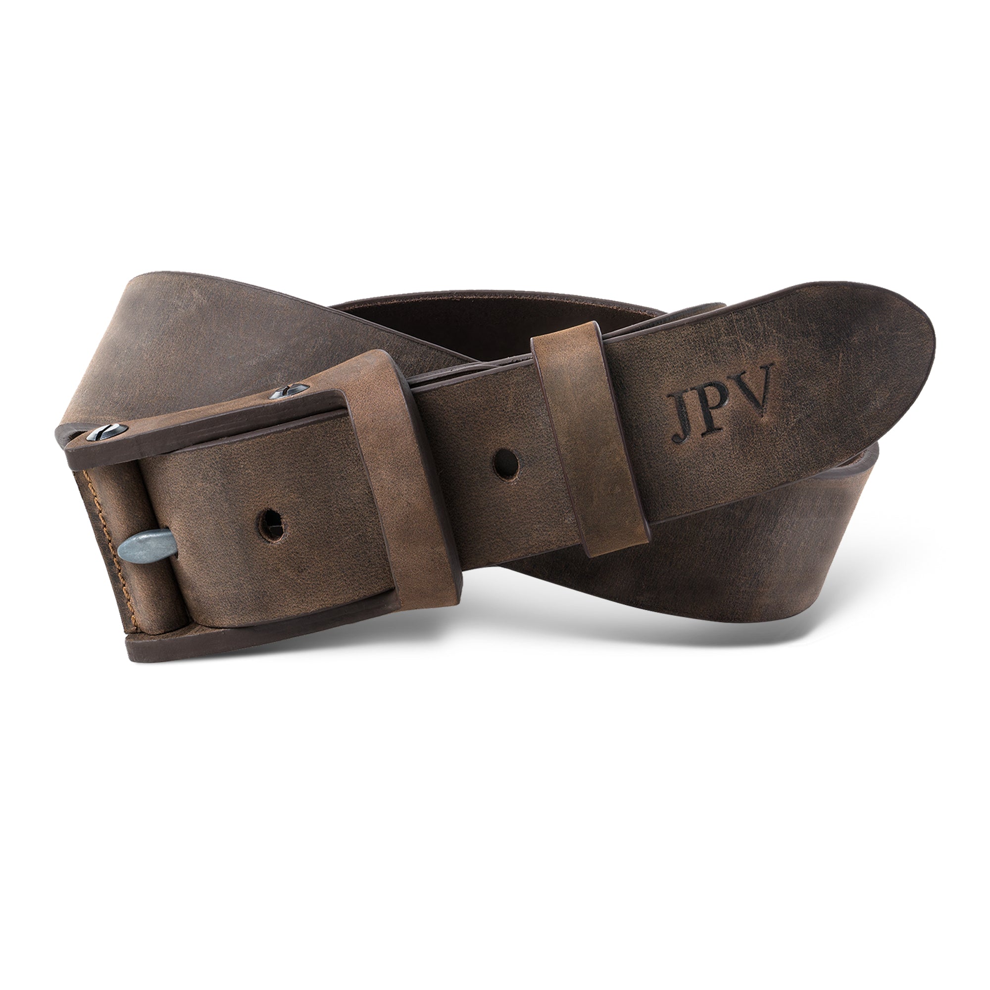 Boone Men's Leather Belt | Chestnut Brown – PEGAI