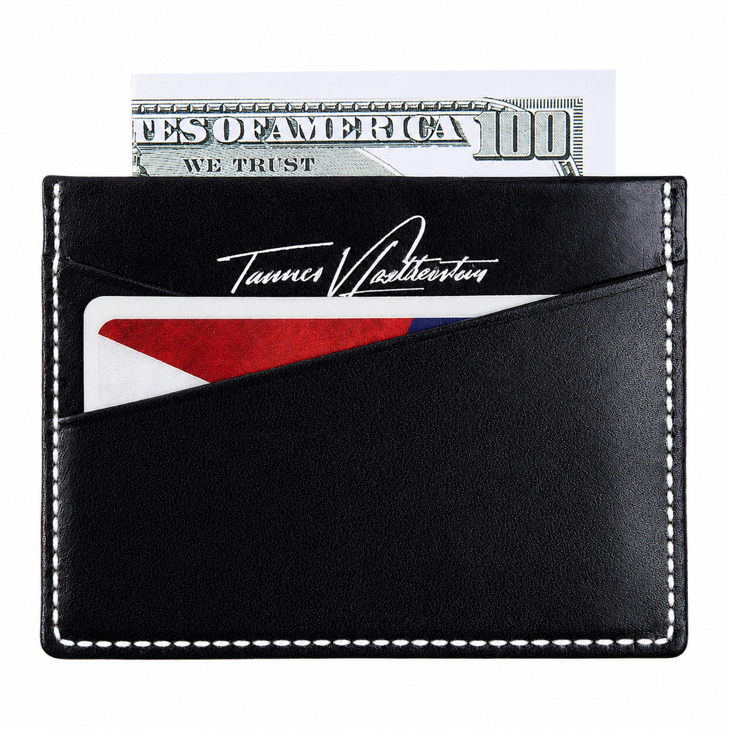 Ricky | Italian Leather Card Holder | Black