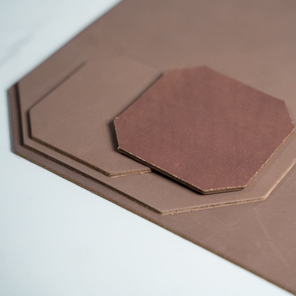 Leather Desk Set | Sand Brown