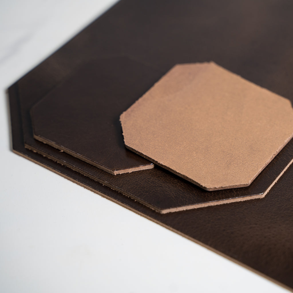 Leather Desk Set | Chestnut Brown