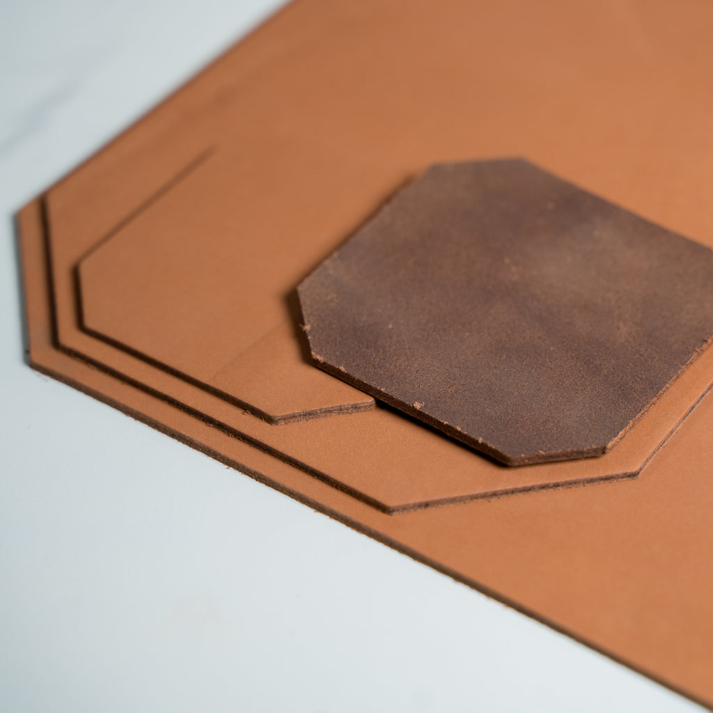 Leather Desk Set | Light Brown