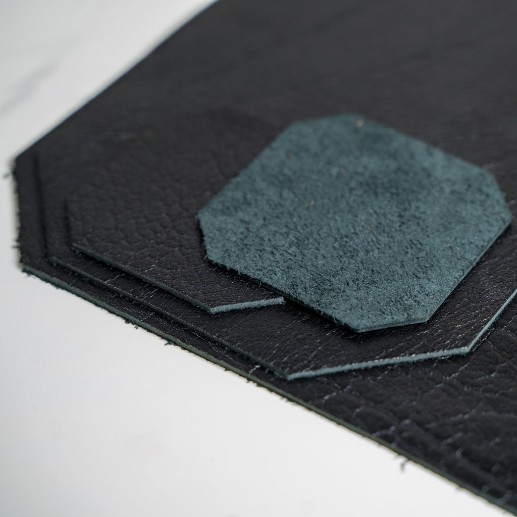 Leather Desk Set | Shrunken Black