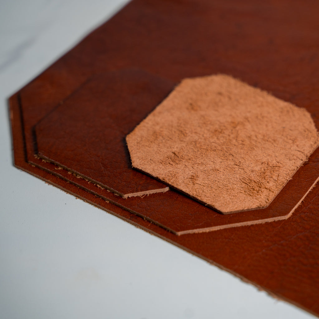 Leather Desk Set | Cognac Brown