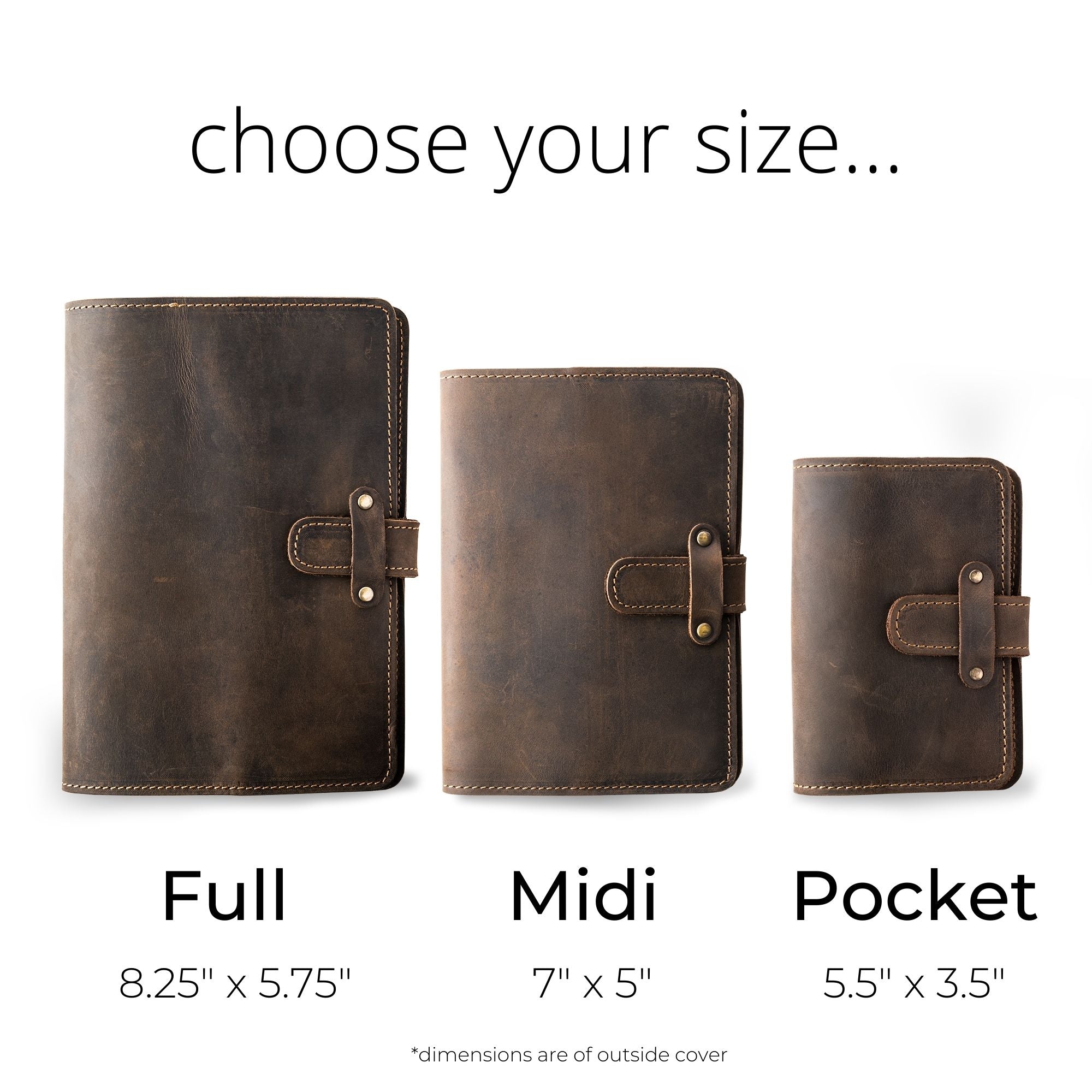 DuPage | Leather Journal | Chestnut