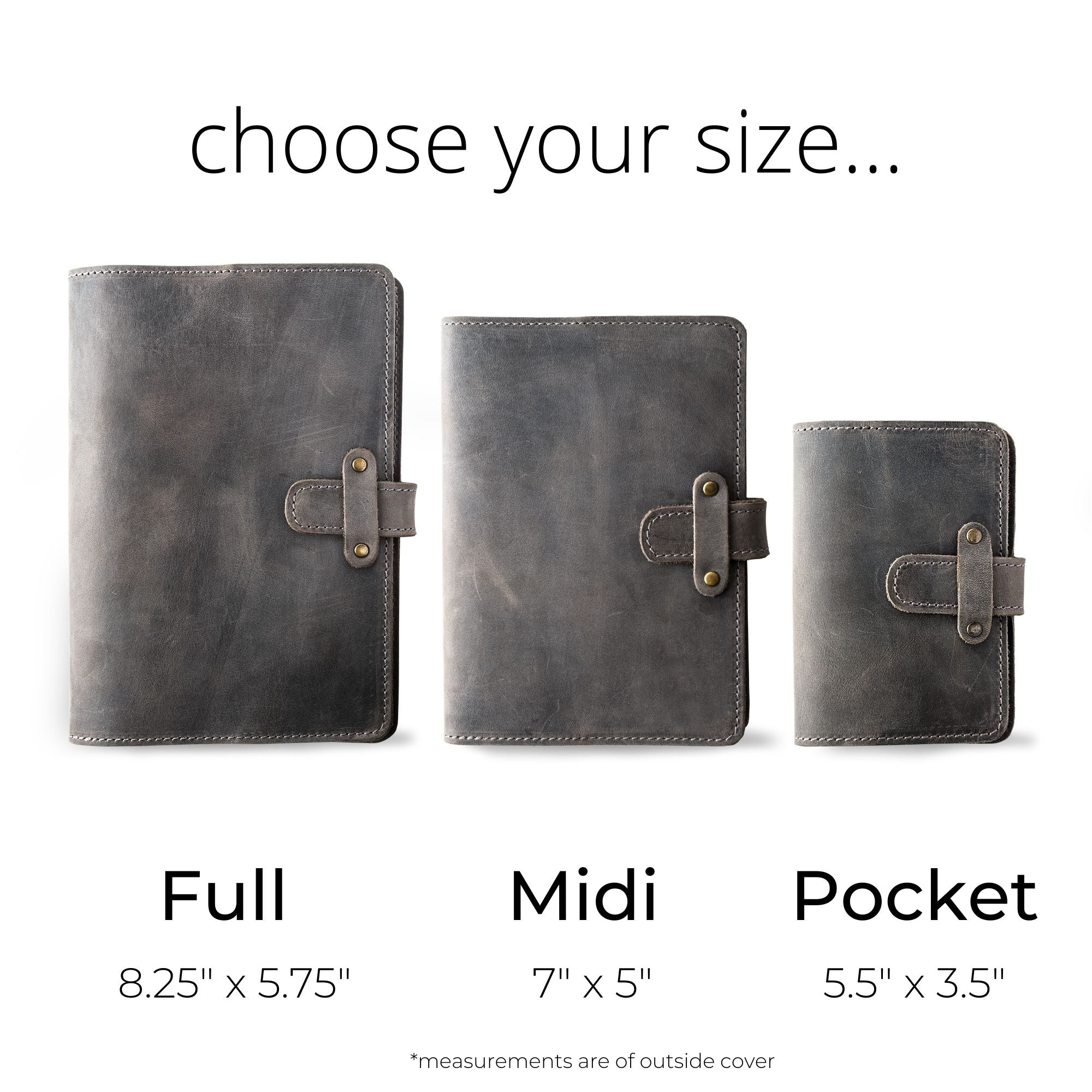 DuPage | Leather Journal | Rock