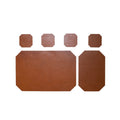 Leather Desk Set | Taba Brown
