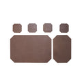 Leather Desk Set | Sand Brown