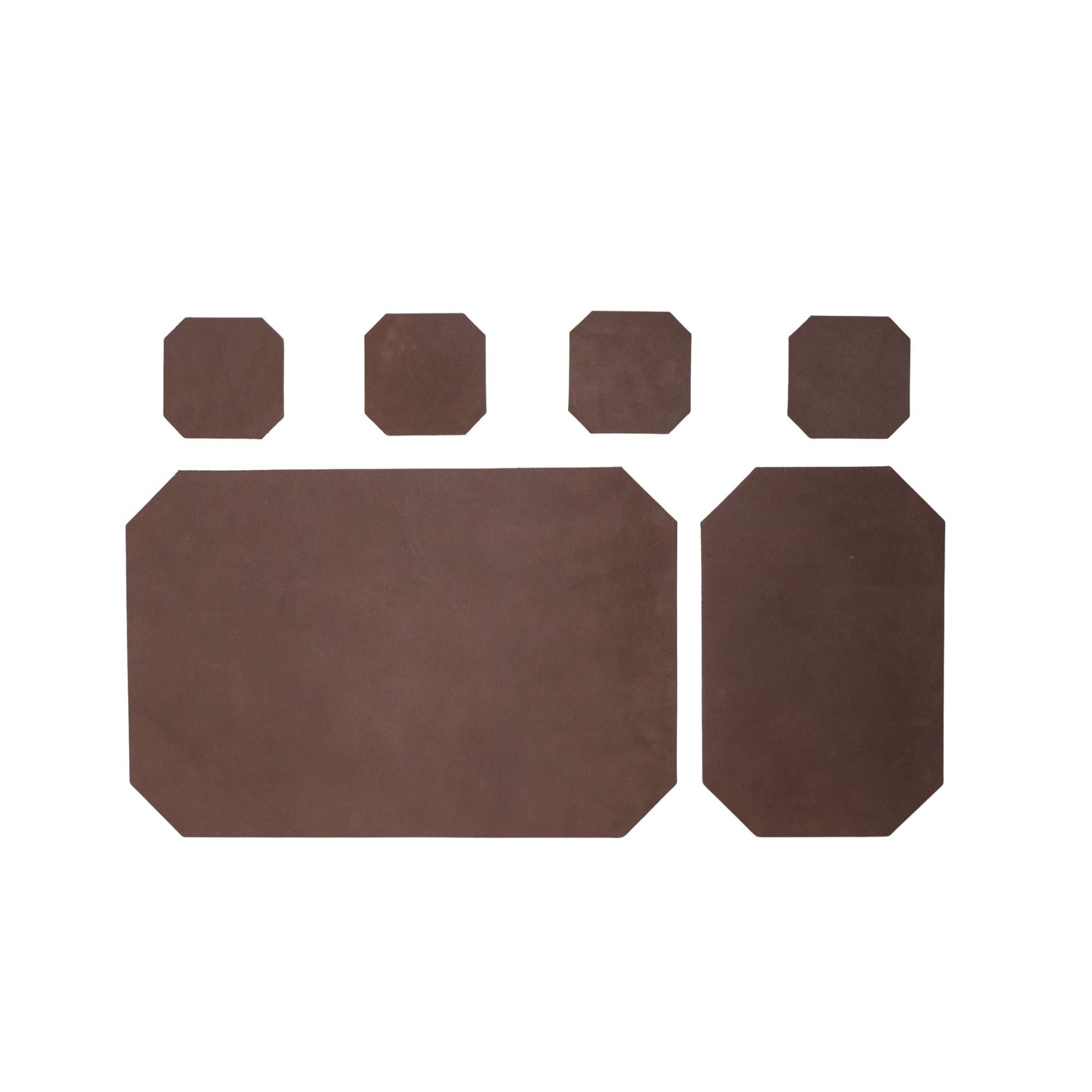 Leather Desk Set | Dark Brown