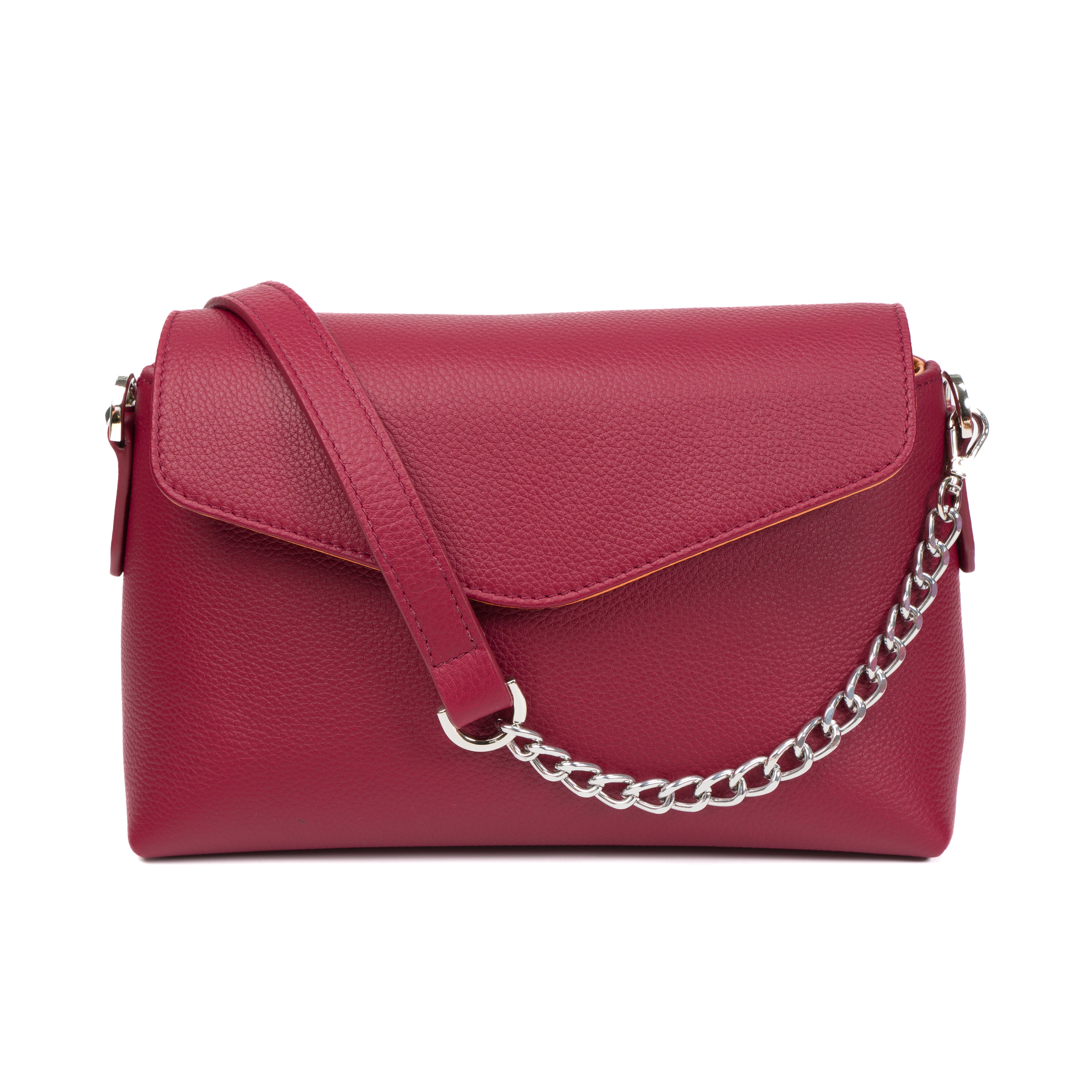 Helen | Pebbled Calf | Burgundy