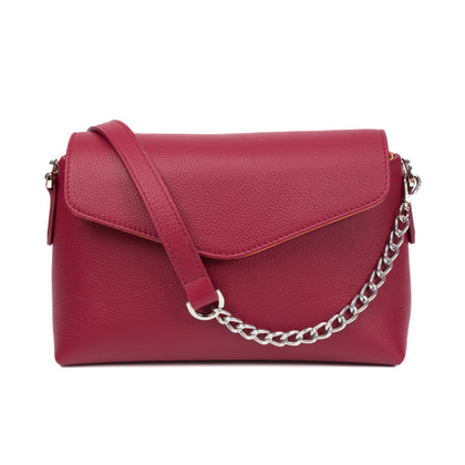 Helen | Pebbled Calf | Burgundy
