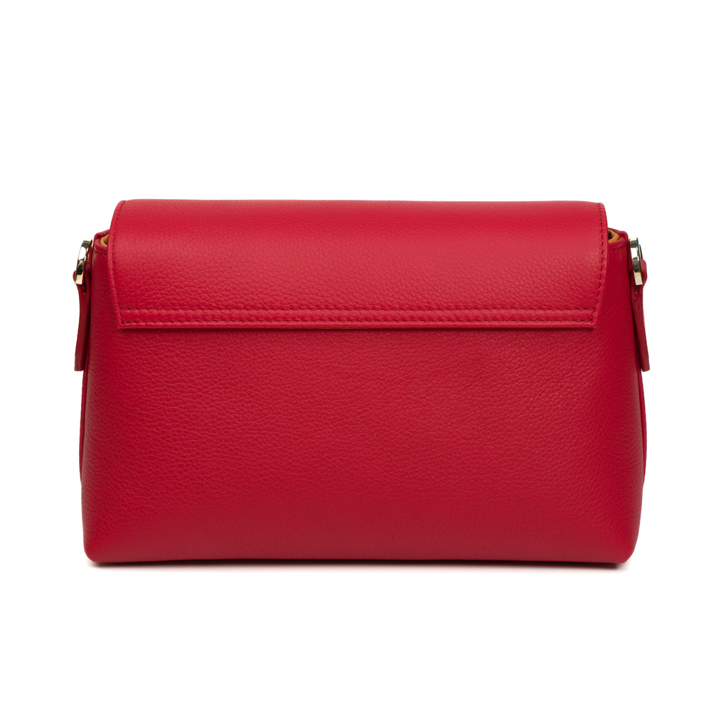 Helen | Pebbled Calf | Red