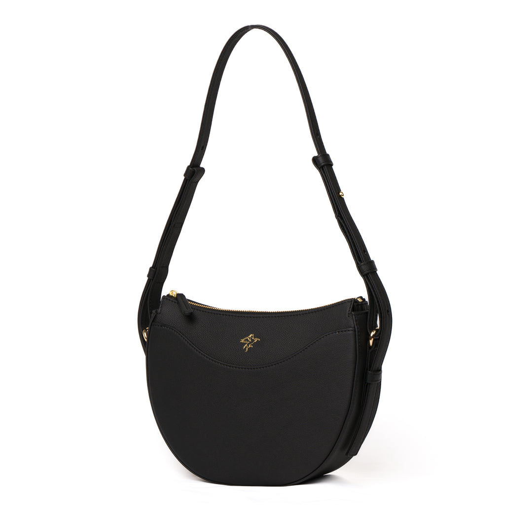 Luna | Pebbled Calf | Black