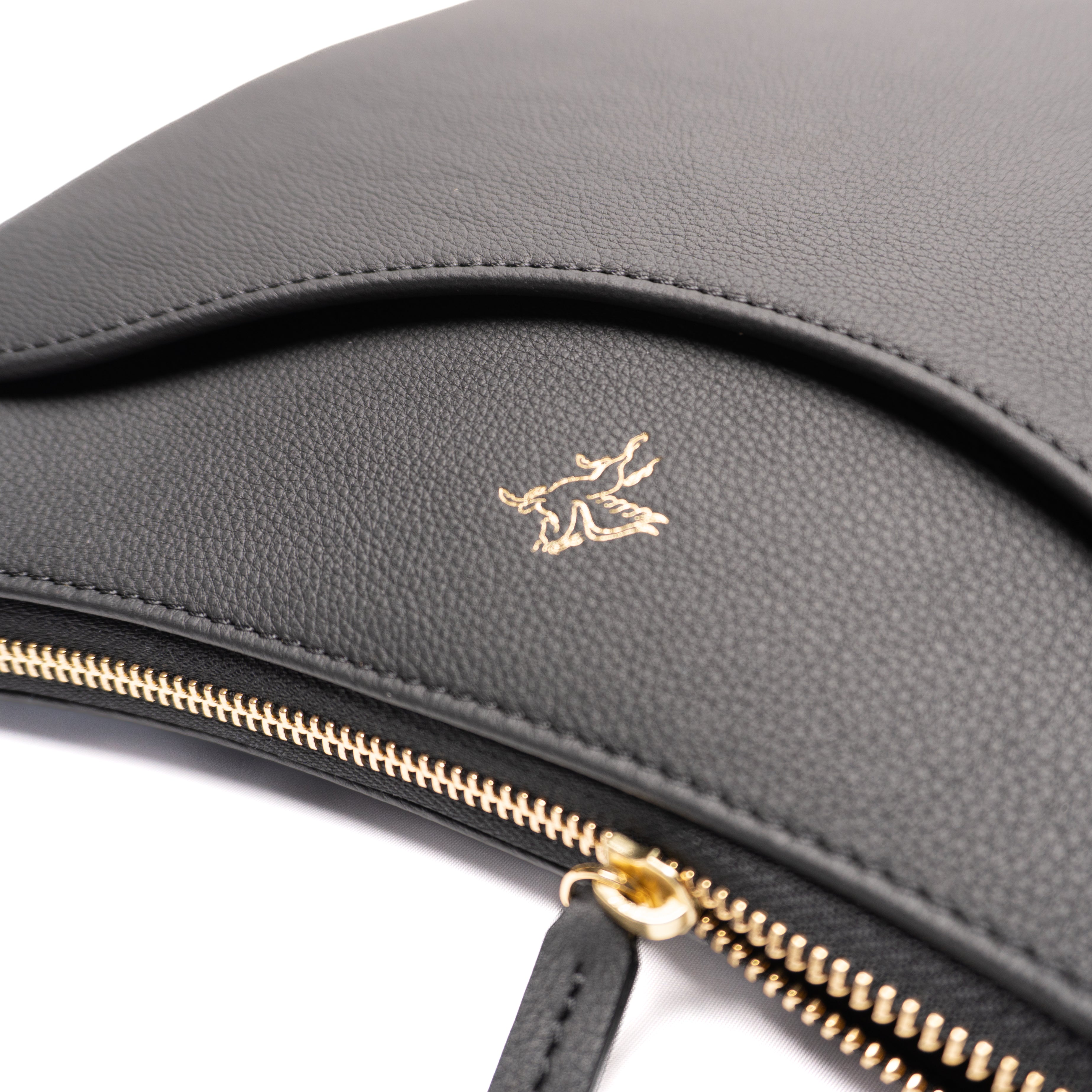 Luna | Pebbled Calf | Black