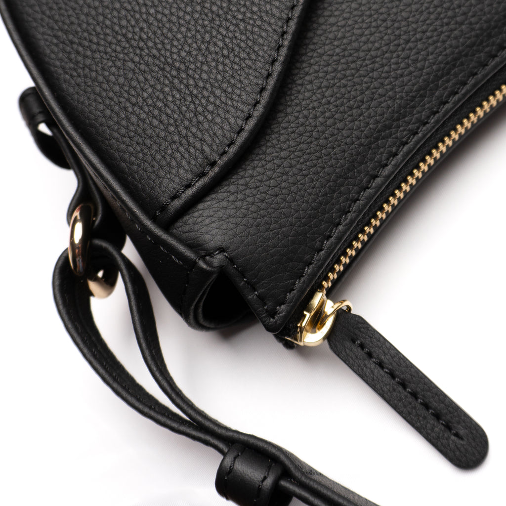 Luna | Pebbled Calf | Black