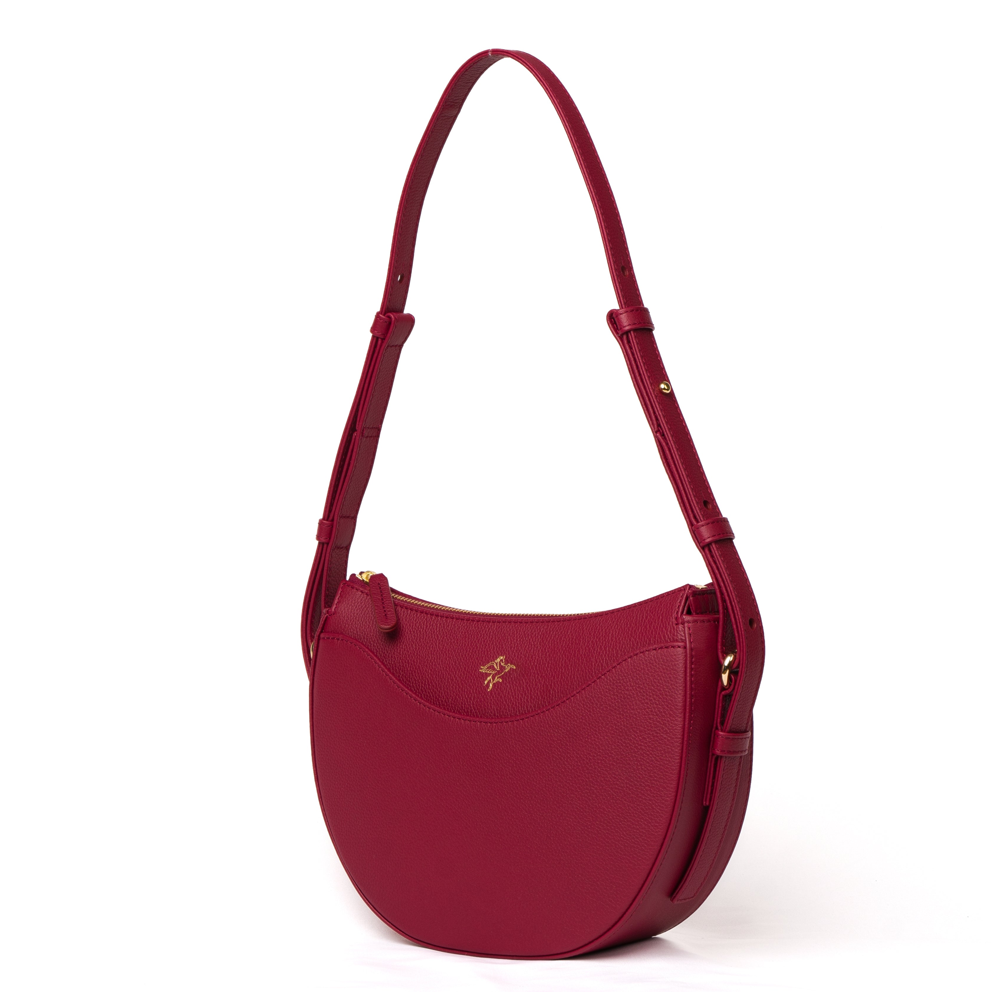 Luna | Pebbled Calf | Burgundy