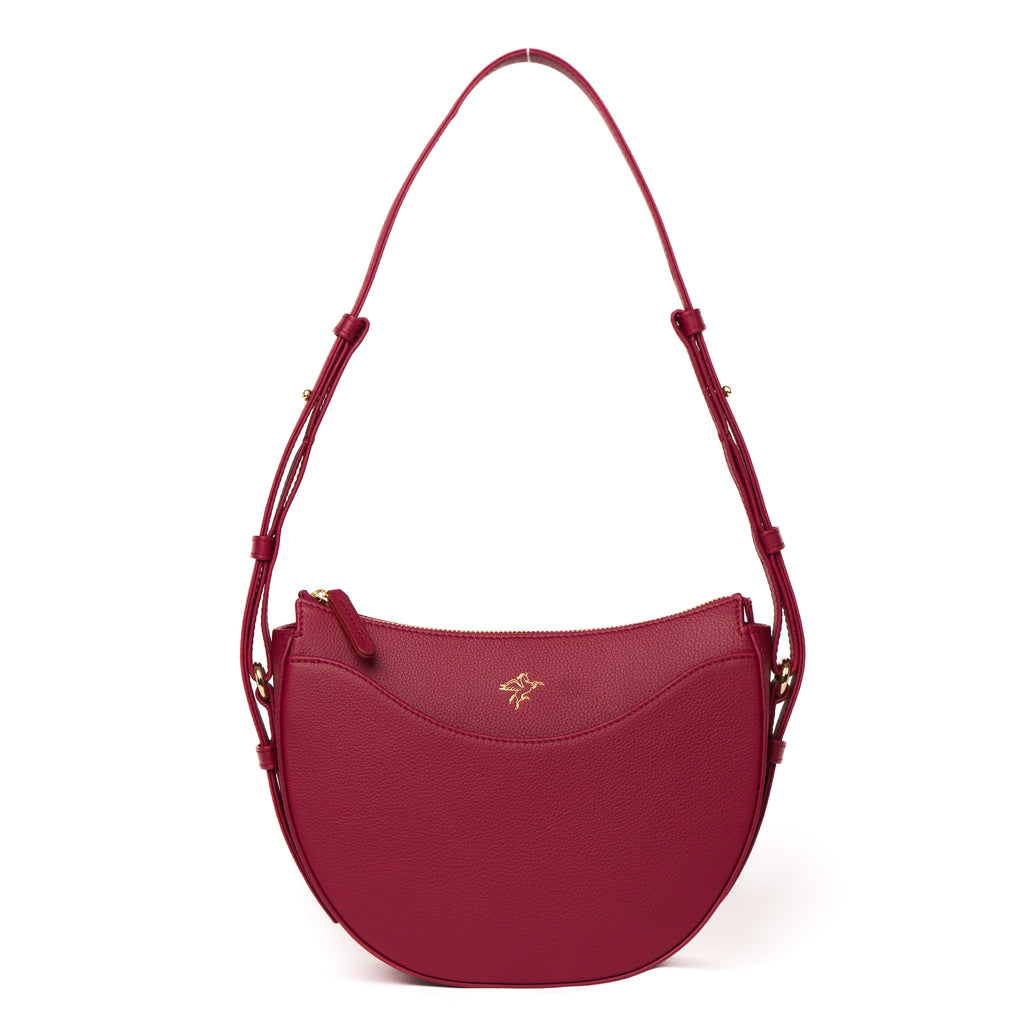 Luna | Pebbled Calf | Burgundy