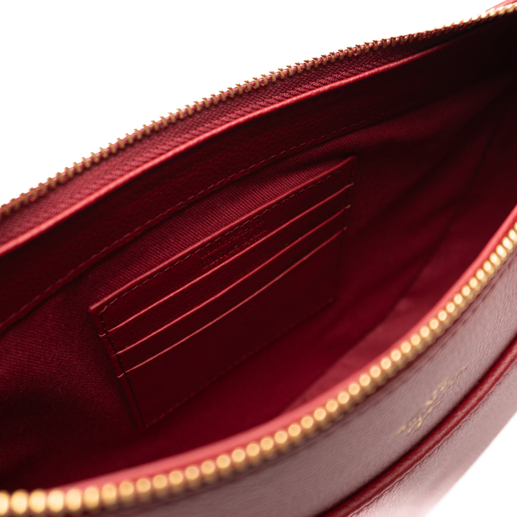 Luna | Pebbled Calf | Burgundy