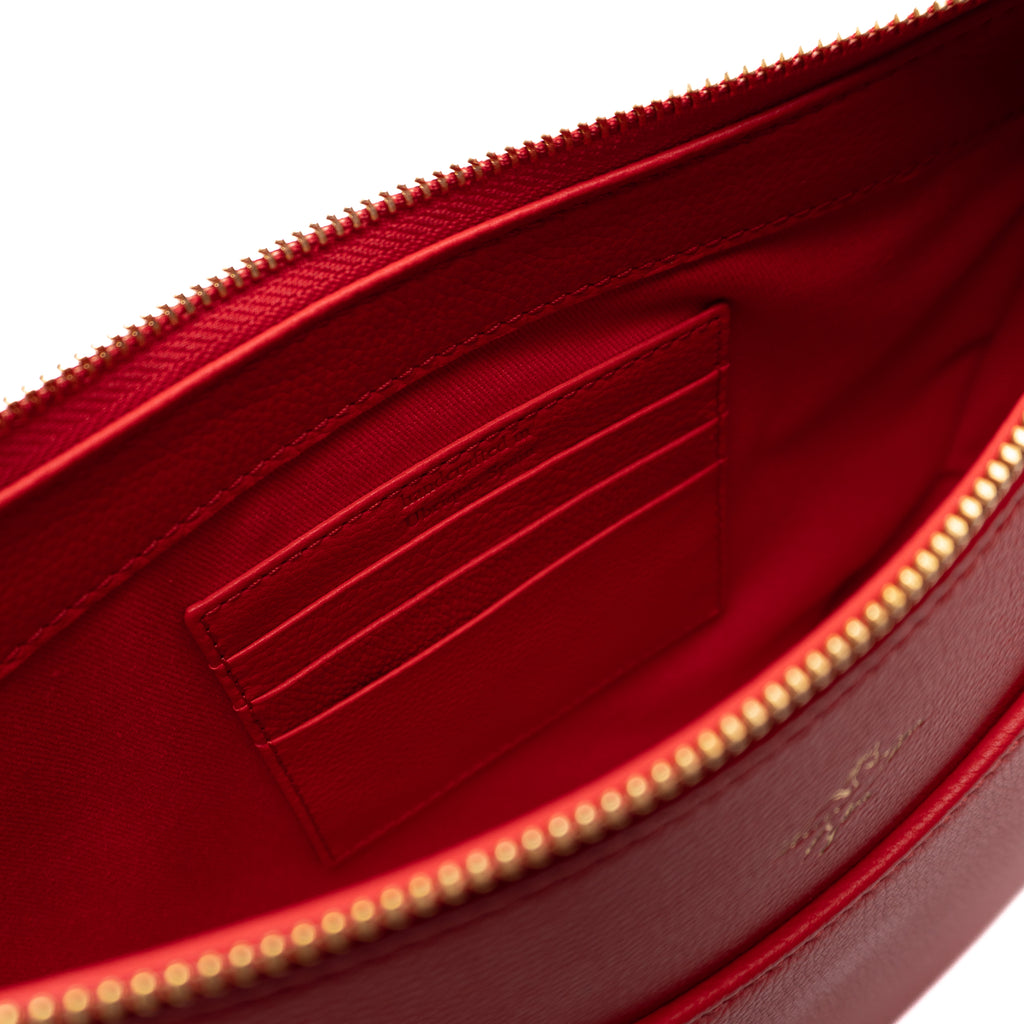 Luna | Pebbled Calf | Red