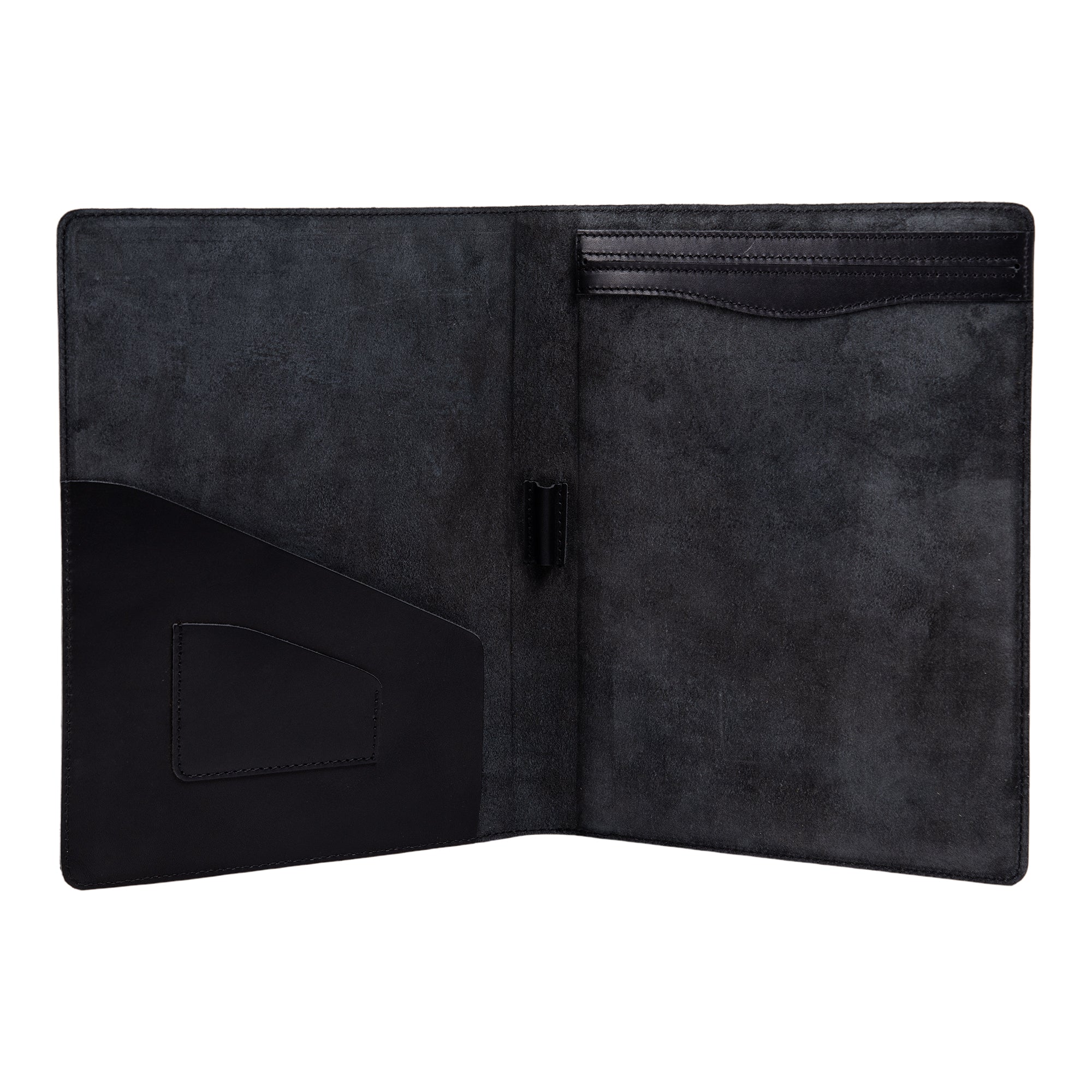Marshall | Leather Padfolio | Maui Charcoal