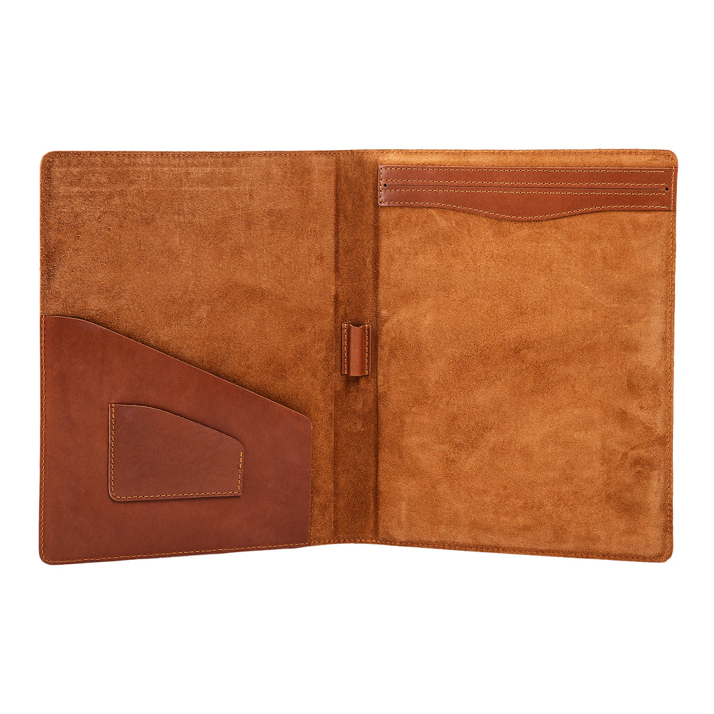 Marshall | Leather Padfolio | Maui Cognac
