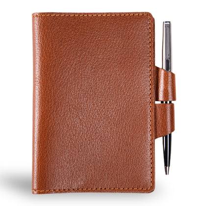 Mood | Leather Notebook Cover | Phokoin Brown