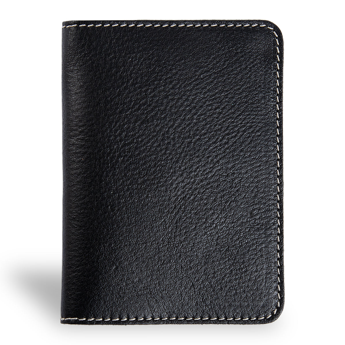 Pike Leather Passport Wallet | Phokion Black