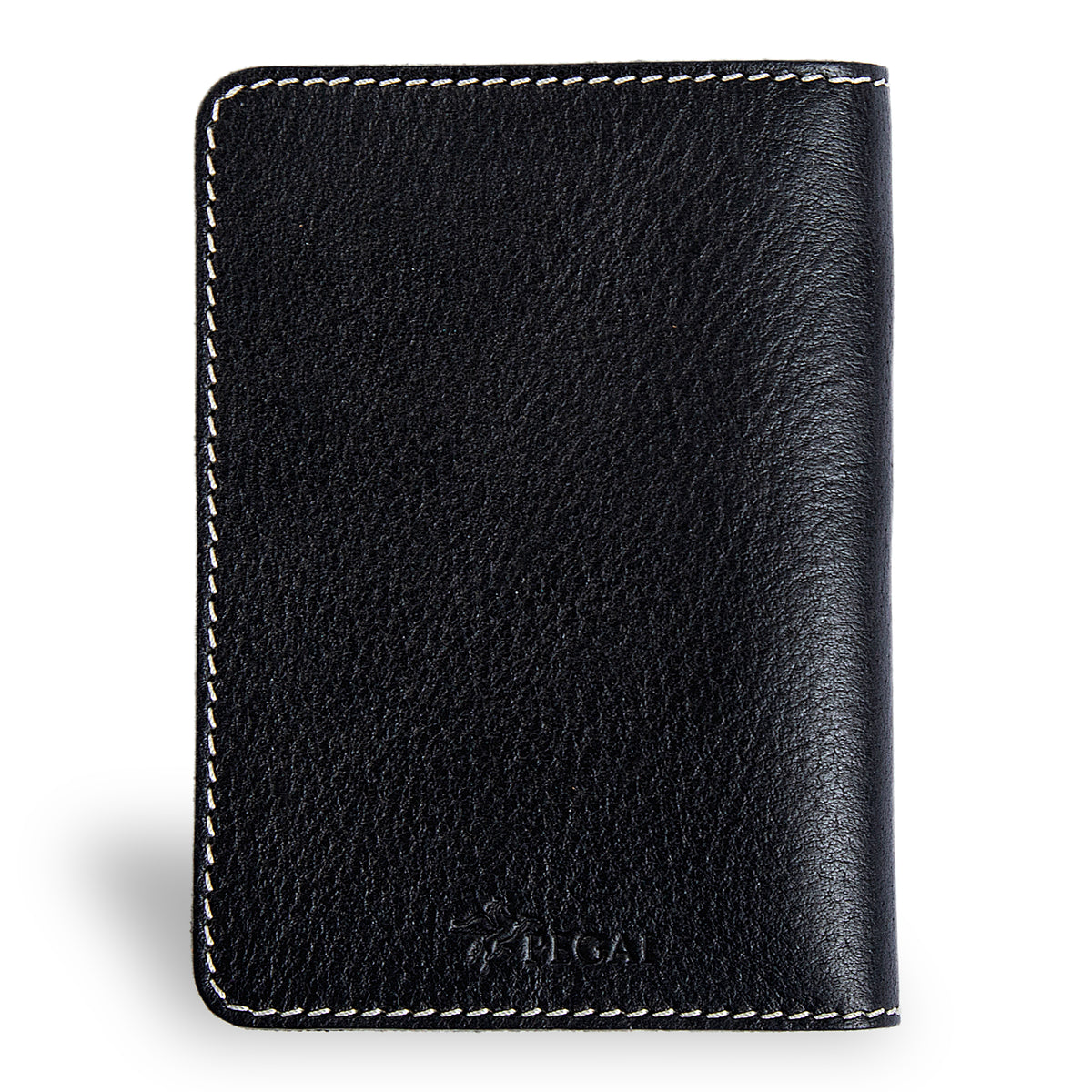 Pike Leather Passport Wallet | Phokion Black