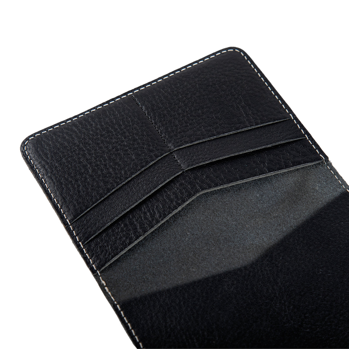 Pike Leather Passport Wallet | Phokion Black