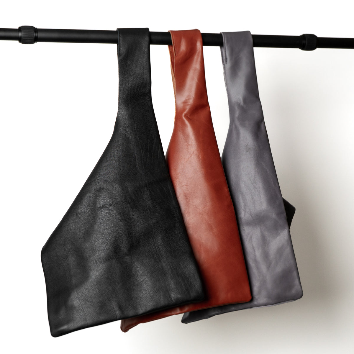 Poşet Leather Grocery Bag | Black