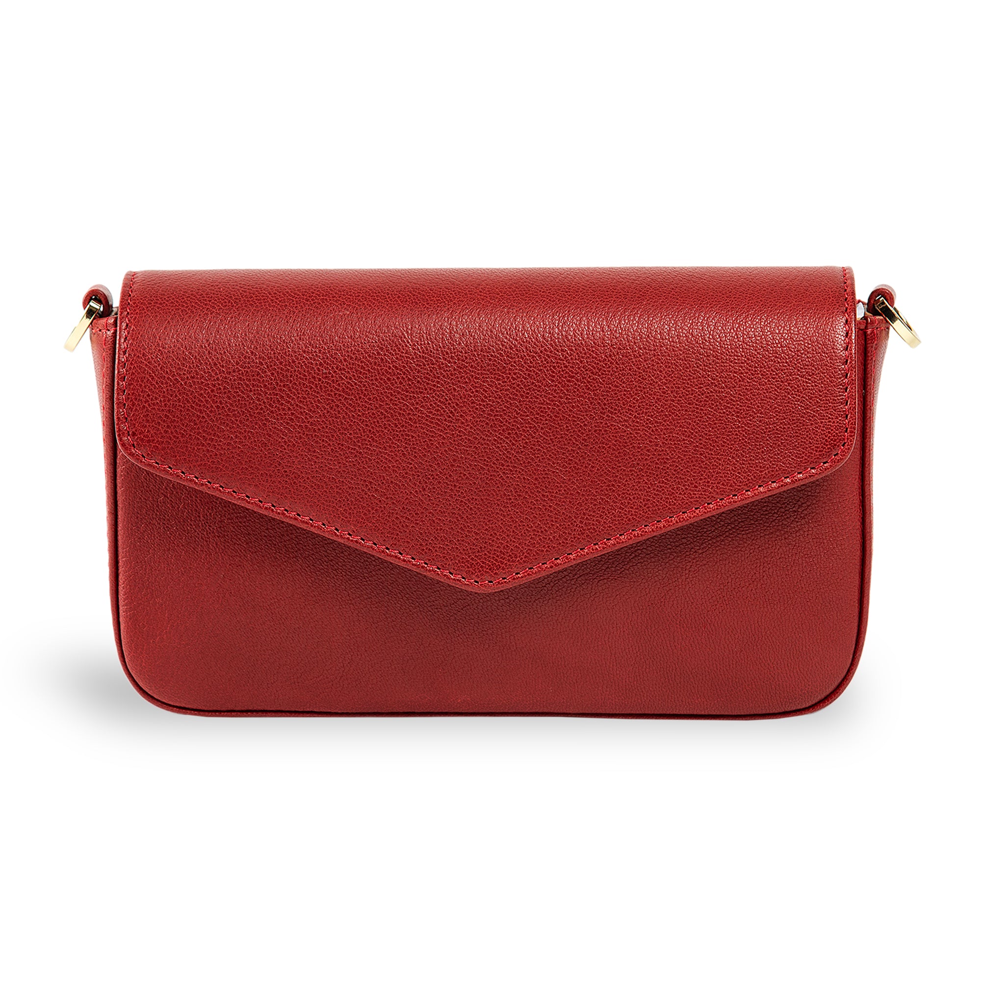 Viola | Clutch Crossbody Bag w/ Slim Wallet | Red