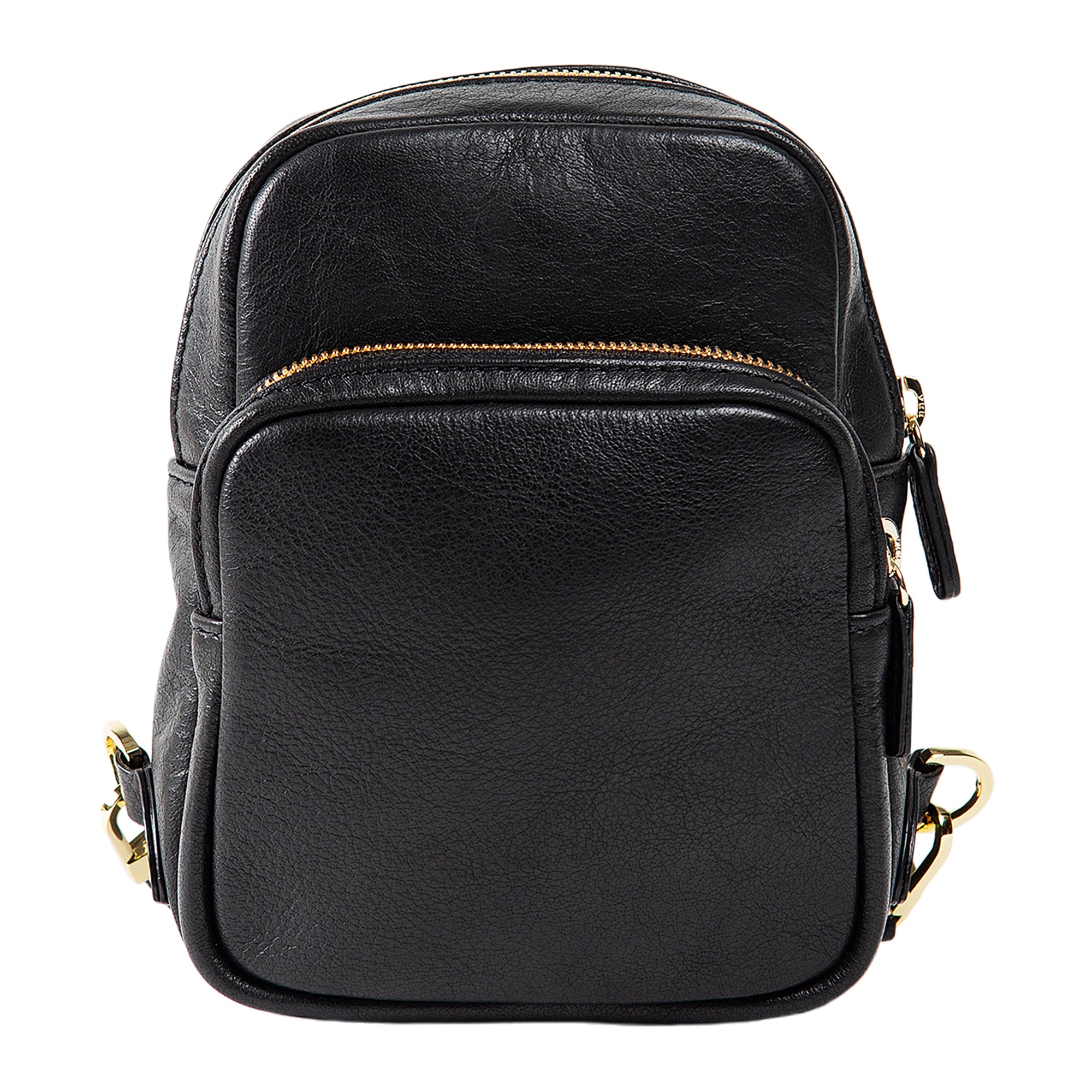 Kiara | Convertible Strap Mini Backpack & Crossbody Bag | Black