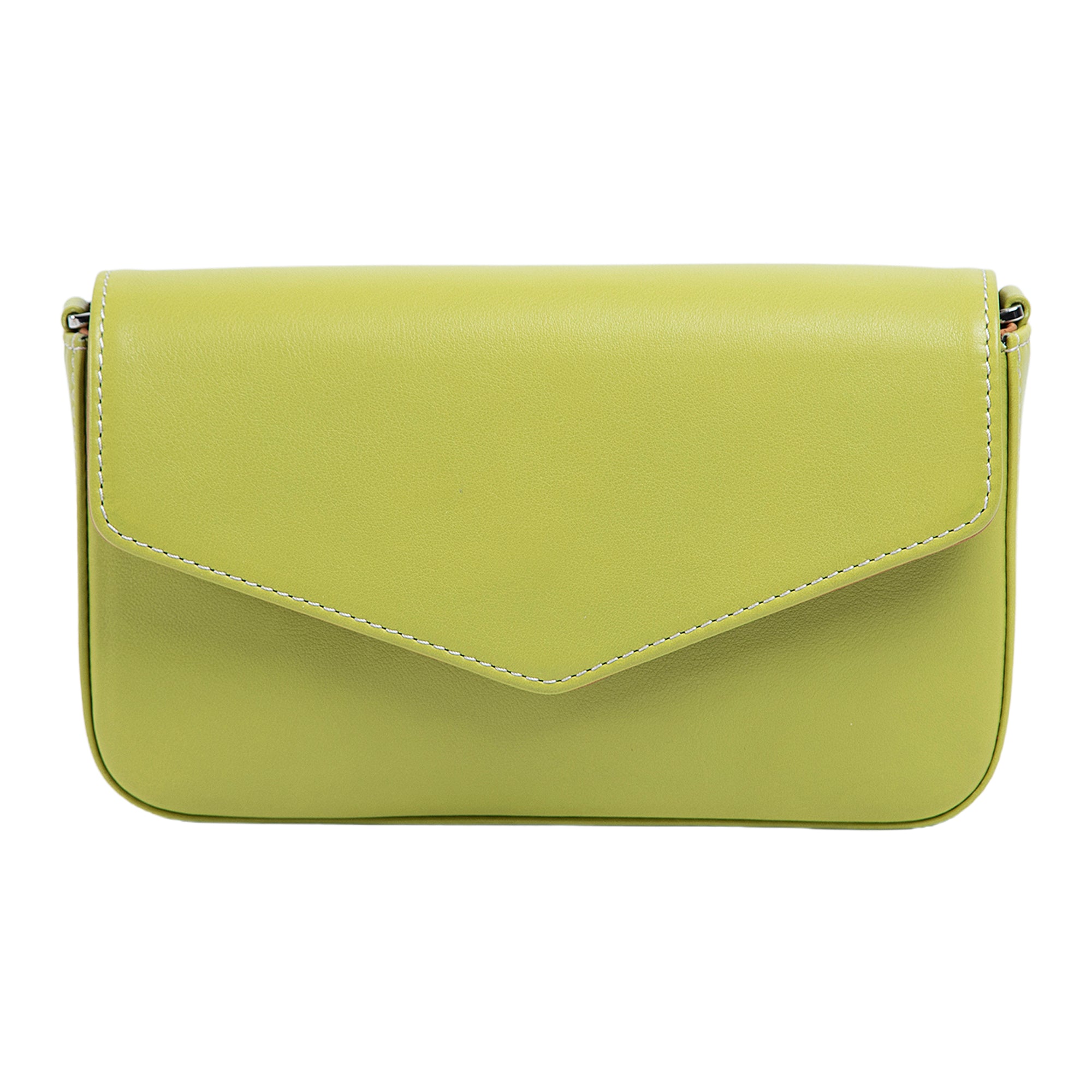 Viola | Clutch Crossbody Bag w/ Slim Wallet | Lime