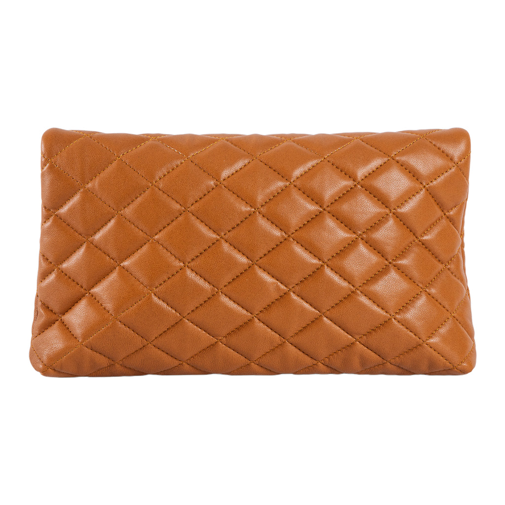 Sandy | Flap Clutch Handbag | Mustard
