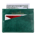 Ricky | Italian Leather Card Holder | Green