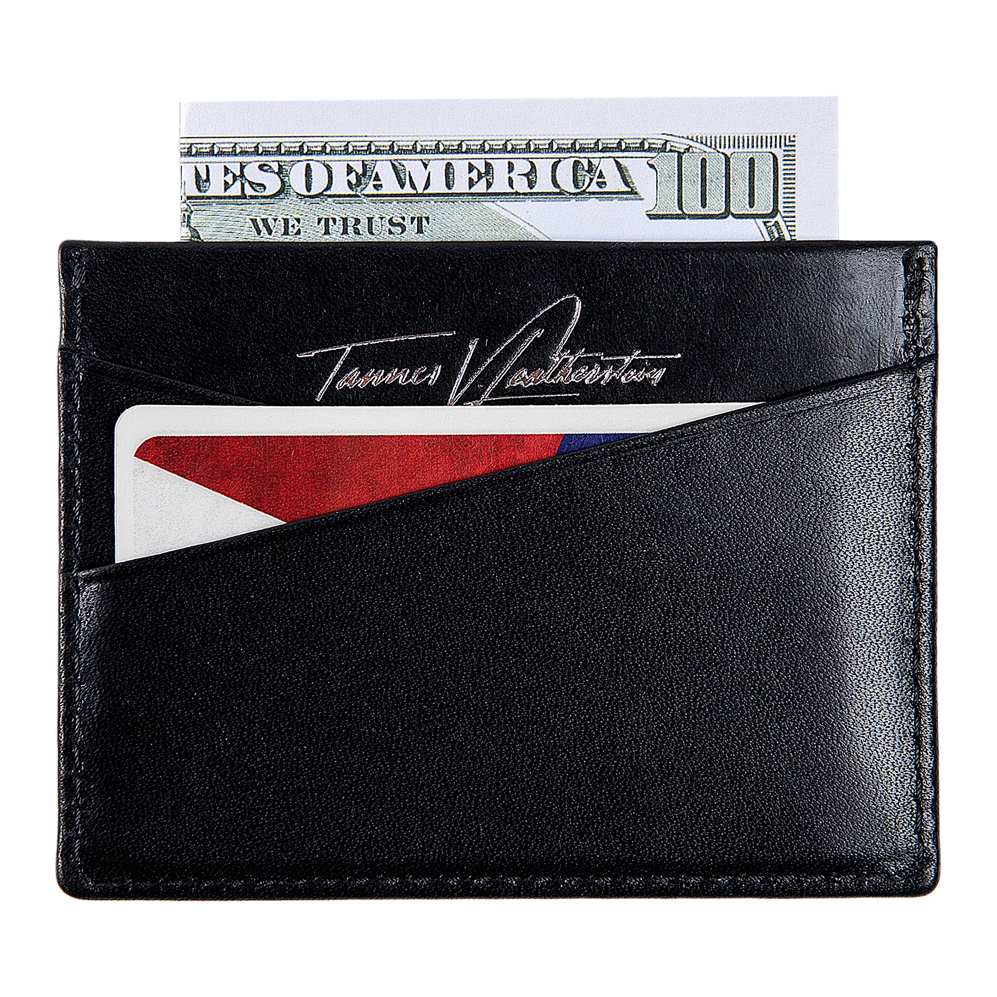 Ricky | Italian Leather Card Holder | Black