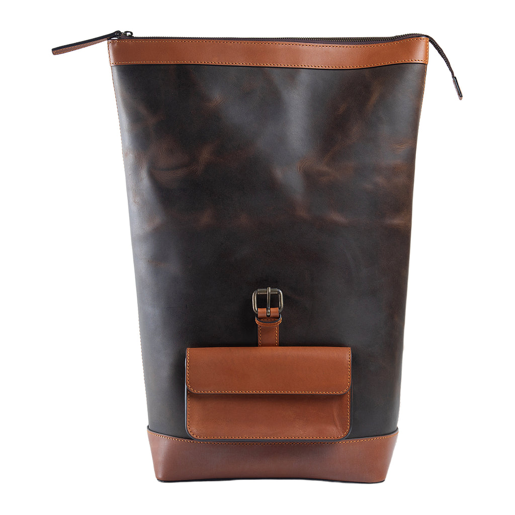 Rocky | Rolltop Backpack | Antique Brown