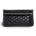 Sandy | Flap Clutch Handbag | Black